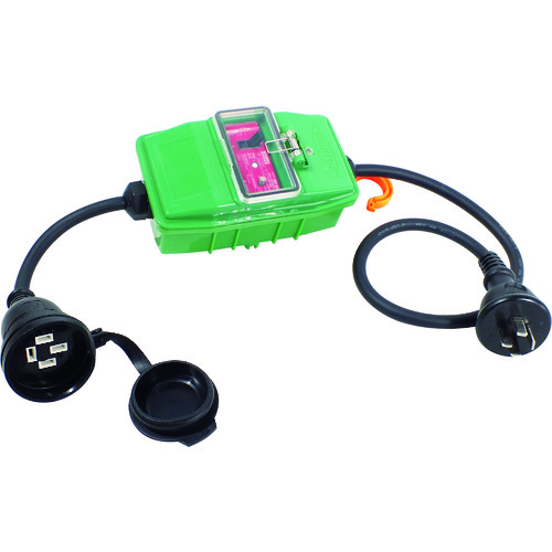 日動　三相２００Ｖ防雨延長ブレーカ　過負荷漏電保護兼用　発電機対応（G2BWEK220A）【日動工業（株）】※代引き決済不可