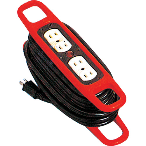 日動　ハンドリール　１００Ｖ　２芯×１０ｍ　黒（HR104BO）※代引き決済不可