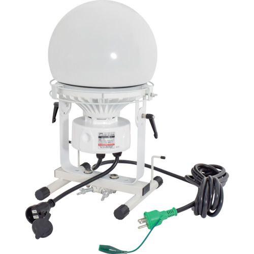 日動　床置きＬＥＤ投光器（連結可能）ディスクボール１００Ｗ　床スタンド式　昼白色　（L100WAB50K）【日動工業（株）】＊代引き決済不可※代引き決済不可