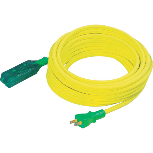 日動　延長コード　ストレート型トリプルランプ付　１００Ｖ　２芯　１０ｍ（LS210）※代引き決済不可