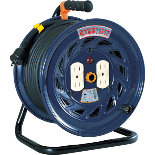 日動　電工ドラム　アースなし　極太電線　３０ｍ　（NF304F）【日動工業（株）】※代引き決済不可