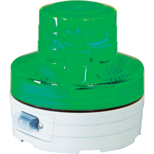 日動　電池式ＬＥＤ回転灯　ニコＵＦＯ　常時点灯タイプ　緑（NUAG）※代引き決済不可