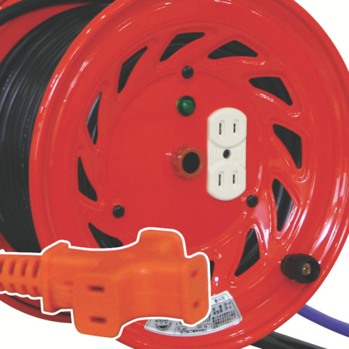 日動　電工ドラム　びっくリール　アースなし　３０ｍ（RND30S）【日動工業（株）】※代引き決済不可