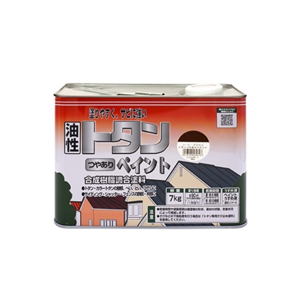 トタンつやありペイント　7kg　各色【ニッペホームプロダクツ】