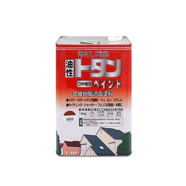 トタンつやありペイント　14kg　各色【ニッペホームプロダクツ】