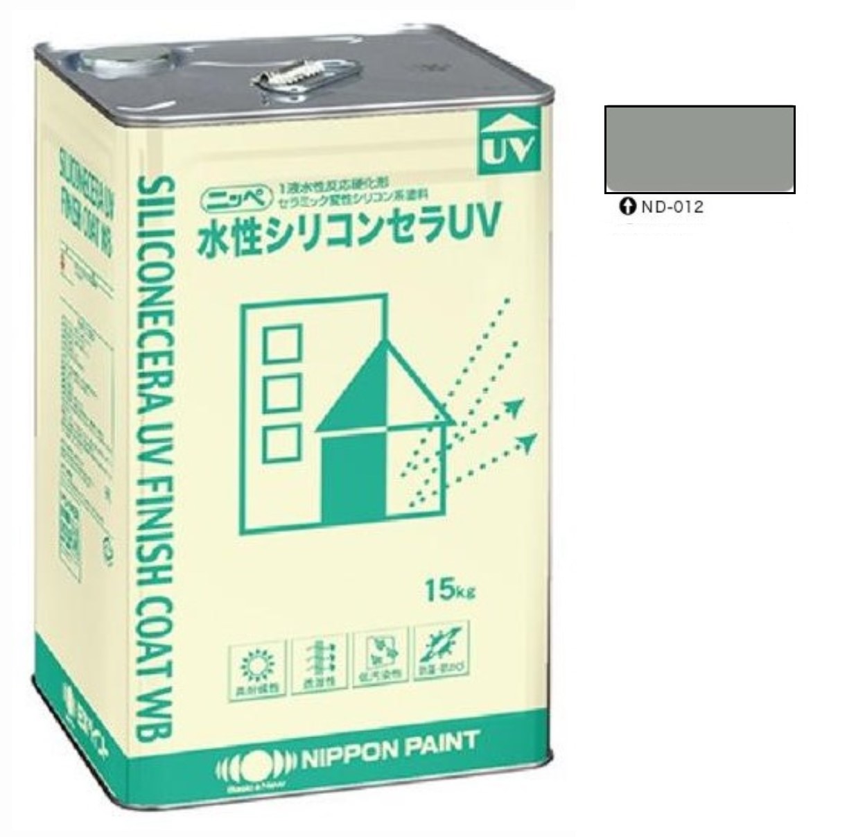 水性シリコンセラUV ND-012 15kg 【日本ペイント】
