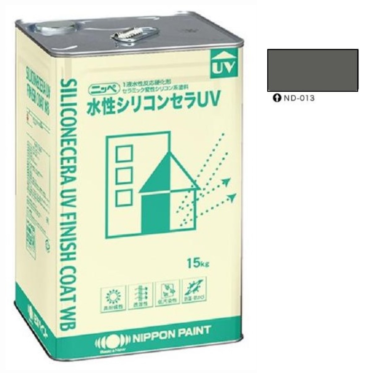 水性シリコンセラUV ND-013 15kg 【日本ペイント】