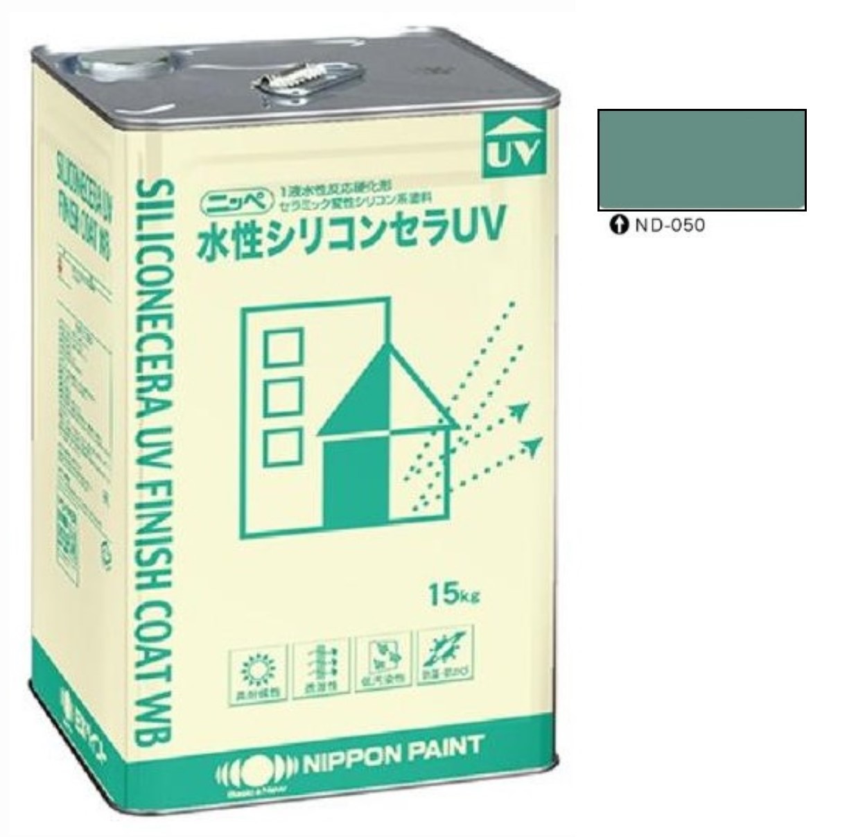 水性シリコンセラUV ND-050 15kg 【日本ペイント】