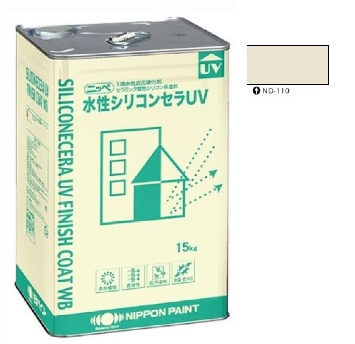 水性シリコンセラUV ND-110 15kg 【日本ペイント】