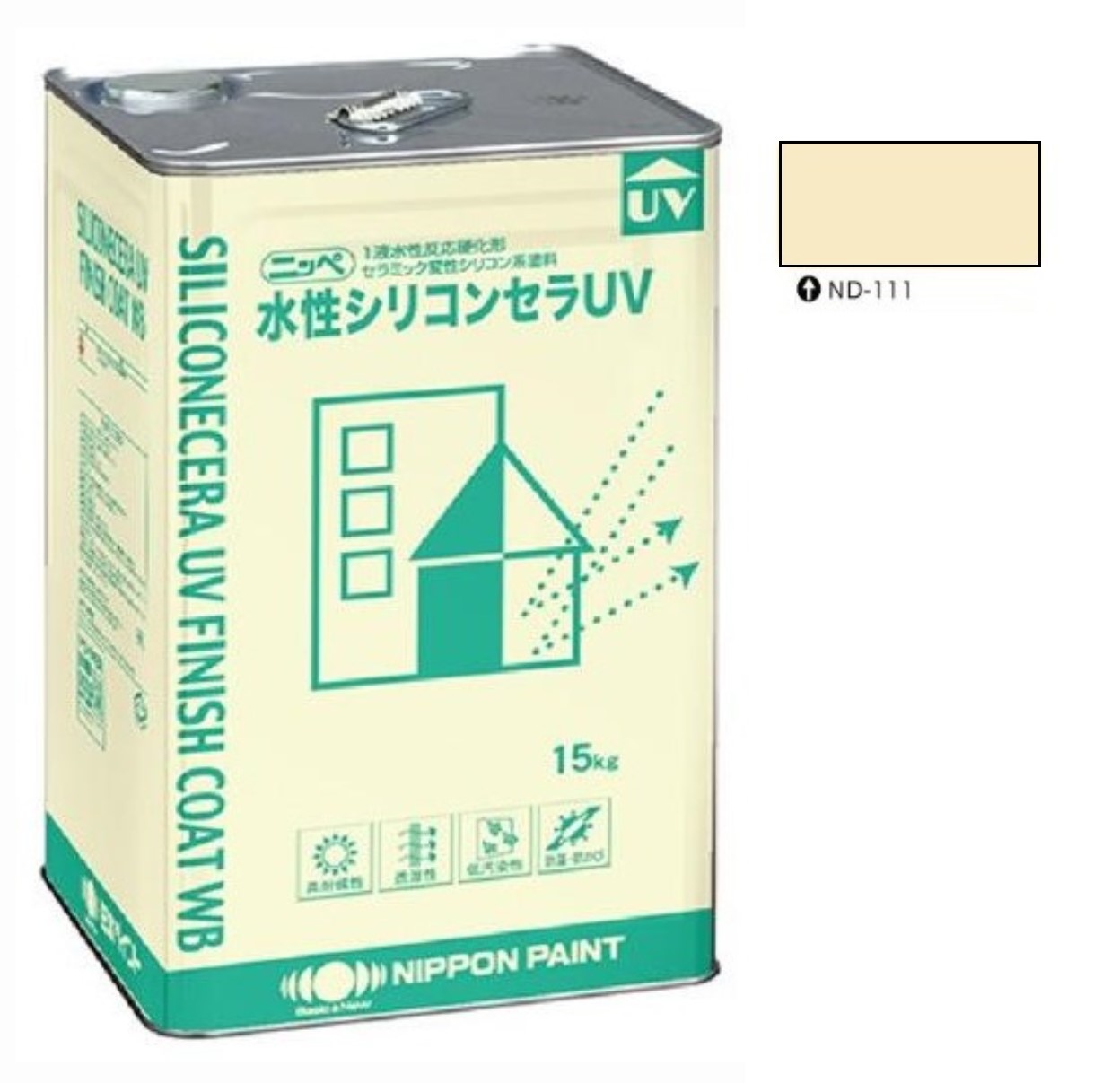 水性シリコンセラUV ND-111 15kg 【日本ペイント】