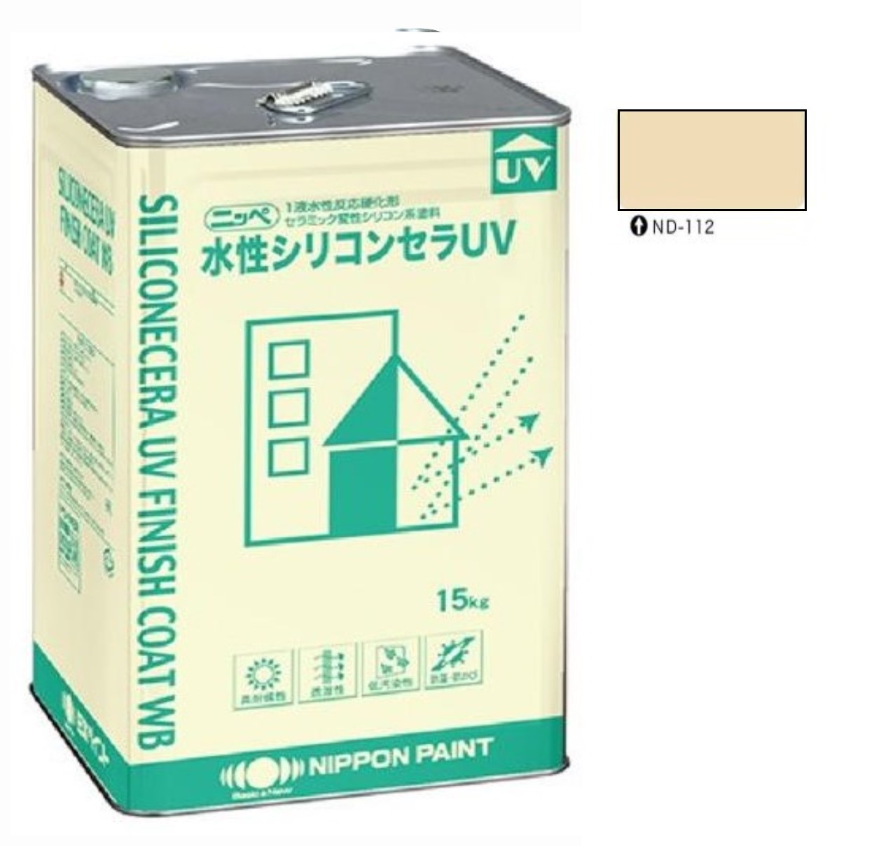 水性シリコンセラUV ND-112 15kg 【日本ペイント】