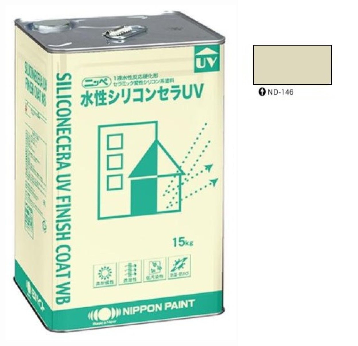 水性シリコンセラUV ND-146 15kg 【日本ペイント】