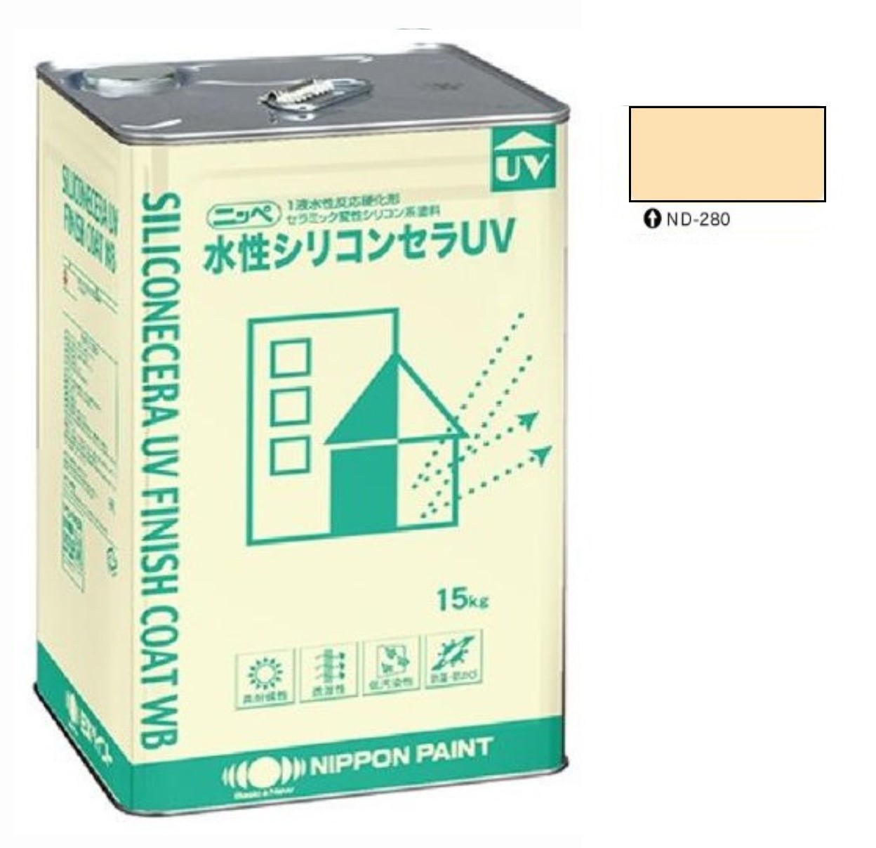 水性シリコンセラUV ND-280 15kg 【日本ペイント】