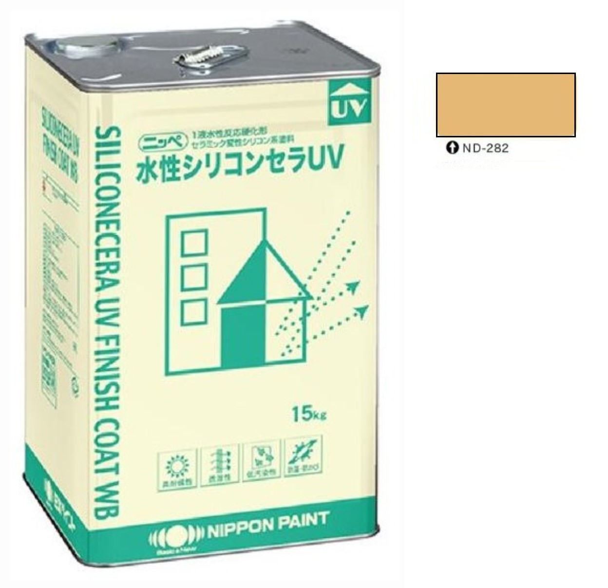 水性シリコンセラUV ND-282 15kg 【日本ペイント】