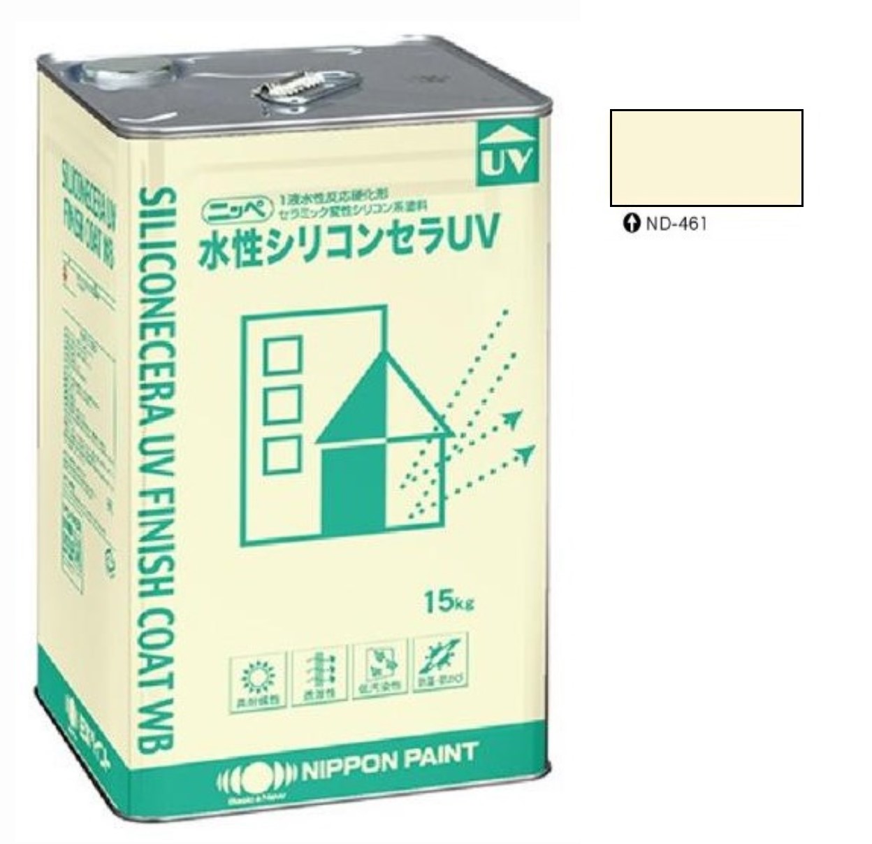 水性シリコンセラUV ND-461 15kg 【日本ペイント】