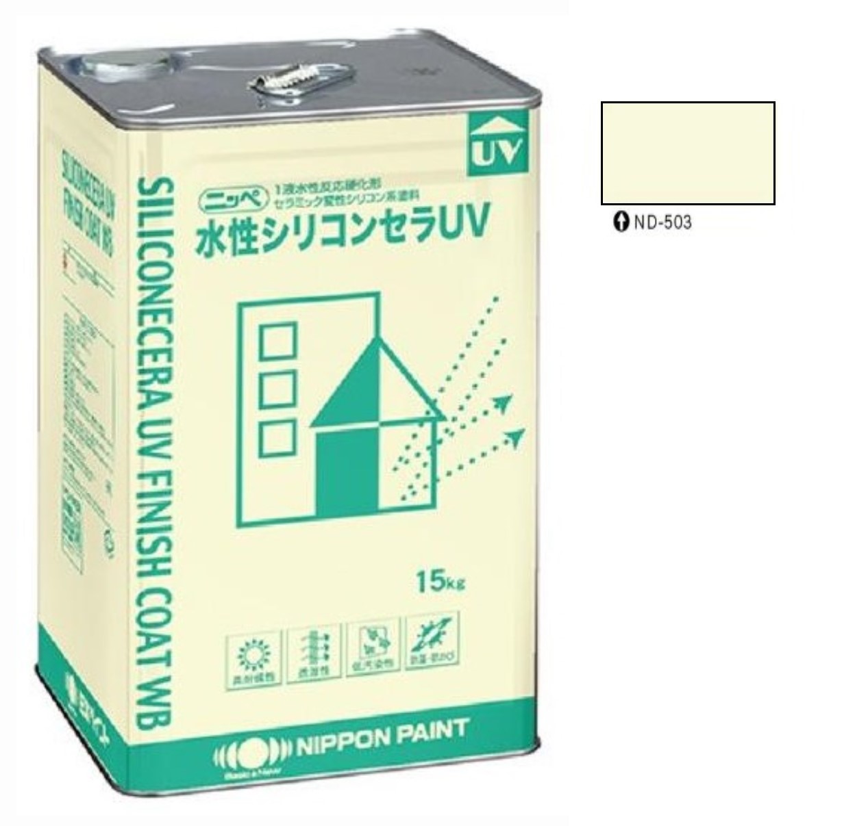 水性シリコンセラUV ND-503 15kg 【日本ペイント】