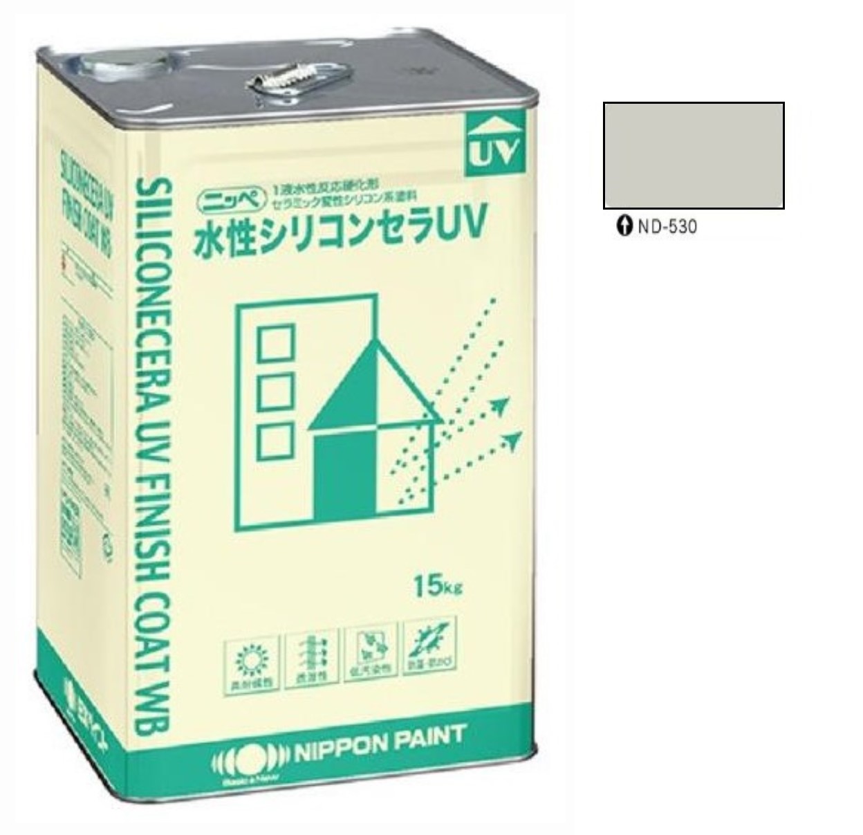 水性シリコンセラUV ND-530 15kg 【日本ペイント】