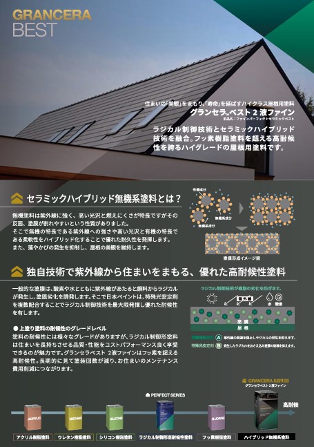 グランセラベスト　2液ファイン遮熱　クールローマオレンジ　15kgｾｯﾄ【日本ペイント】