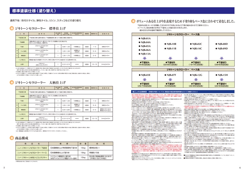 ジキトーン　セラローラーベース　NJR－04A　18Kg【日本ペイント】※受注生産品