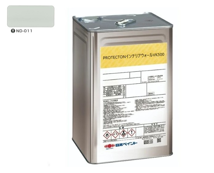 ＰＲＯＴＥＣＴＯＮインテリアウォール　VK500　ＮＤ－０１１　15kg【日本ペイント】室内塗料　ウイルス対策　上塗　淡彩