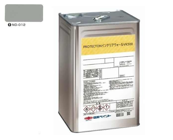 ＰＲＯＴＥＣＴＯＮインテリアウォール　VK500　ＮＤ－０１２　15kg【日本ペイント】室内塗料　ウイルス対策　上塗　淡彩