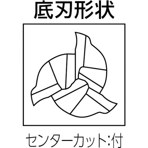 ＮＳ　アルミ用高能率重切削ＥＭ　ＡＬＺ３４５　Φ３Ｘ９（ALZ3453X9）424-0561【日進工具（株）】