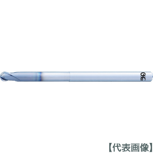 ＯＳＧ　高硬度鋼用超硬ボールエンドミル　ＡＥ－ＬＮＢＤ－Ｈ （AE-LNBD-H R2X8X6）228-6264 【オーエスジー（株）】※取寄品メーカー取寄納期3-4日