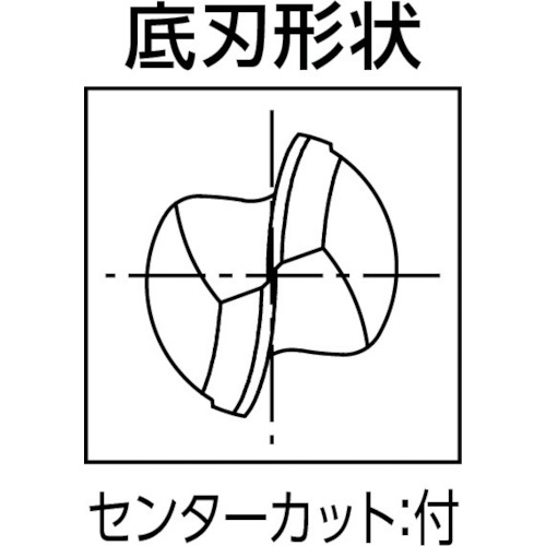 ＯＳＧ　超硬エンドミル（CAP-EBD-R1X2）690-0551【オーエスジー（株）】