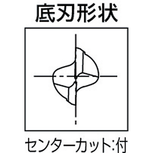 ＯＳＧ　超硬エンドミル　２刃ロング　銅・アルミ合金用　１２（CARGEDL12）200-5328 【オーエスジー（株）】