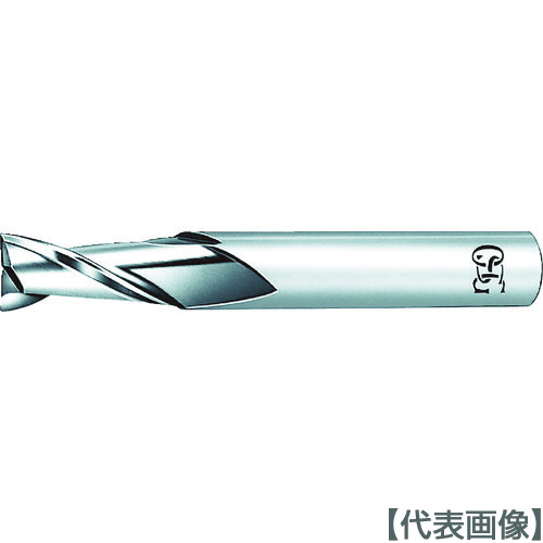 ＯＳＧ　超硬エンドミル　２刃ショート　銅・アルミ合金用　１（CARGEDS1）200-4895 【オーエスジー（株）】