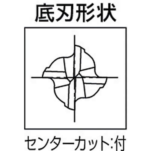 ＯＳＧ　ハイスエンドミル　センタカット　多刃ロング　３０（CC-EML-30）201-8616 【オーエスジー（株）】
