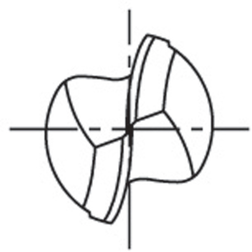 ＯＳＧ　ハイスエンドミル　２刃ボール　Ｒ６（EBD-R6）201-9027 【オーエスジー（株）】