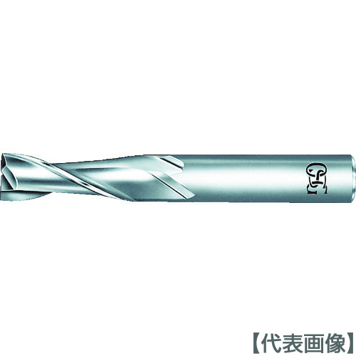 ＯＳＧ　ハイスエンドミル　２刃ミディアム　１（EDN-1）200-9536 【オーエスジー（株）】