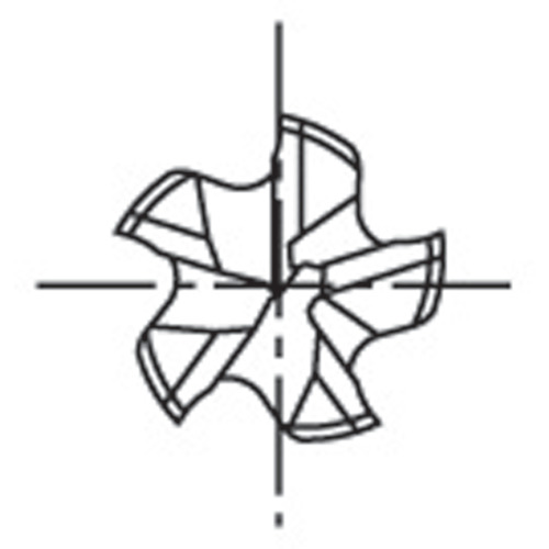 ＯＳＧ　ハイスエンドミル　ラフィングショート　３５（EX-REES-35）200-8114 【オーエスジー（株）】