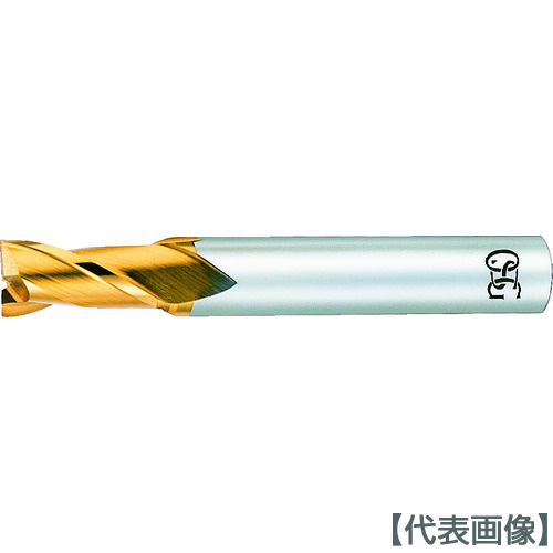 ＯＳＧ　ハイスエンドミル　ＴＩＮ　２刃ショート　１（EX-TIN-EDS-1）631-4007【オーエスジー（株）】