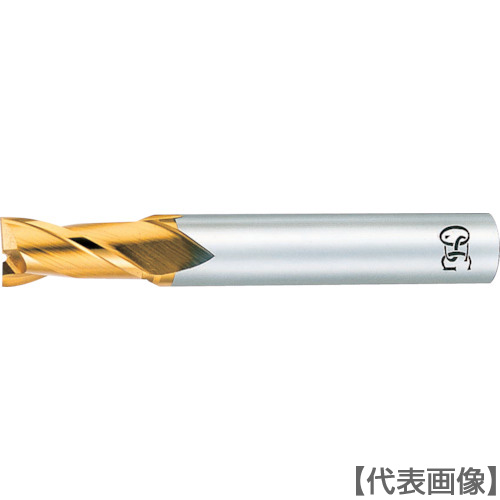 ＯＳＧ　ハイスエンドミル　ＴＩＮ　２刃ショート　２（EX-TIN-EDS-2）631-4121 【オーエスジー（株）】