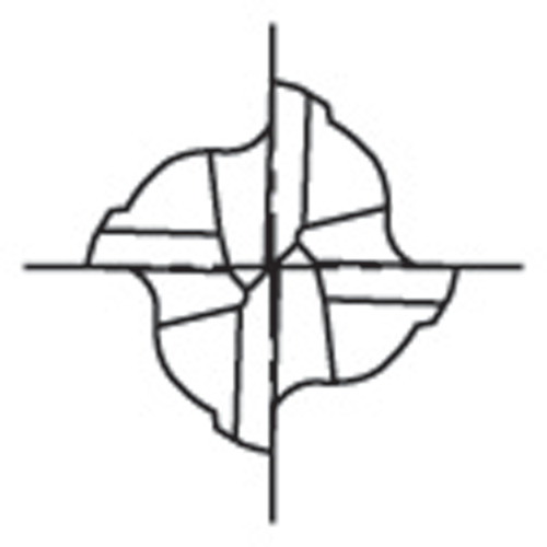 ＯＳＧ　ハイスエンドミル　ＴＩＮ　多刃ショート　１２（EX-TIN-EMS-12）631-4899 【オーエスジー（株）】