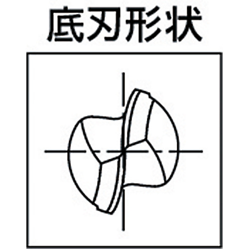 ＯＳＧ　超硬エンドミル　ＦＸ２刃ロングシャンクボール　Ｒ５（FX-LS-MG-EBD-R5）200-7304 【オーエスジー（株）】