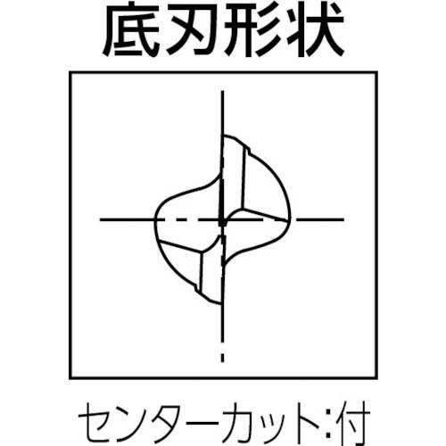 ＯＳＧ　超硬エンドミル　ＦＸ　２刃ロング　７（FX-MG-EDL-7）200-3465【オーエスジー（株）】
