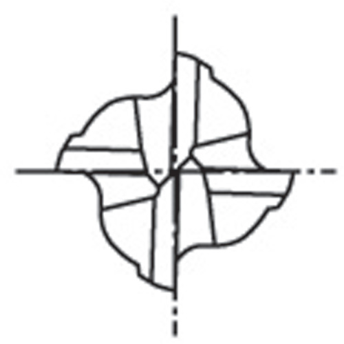 ＯＳＧ　超硬エンドミル　ＷＸ　ガッツミル　４刃スタブ　８（WX-G-EMSS-8）635-1913 【オーエスジー（株）】