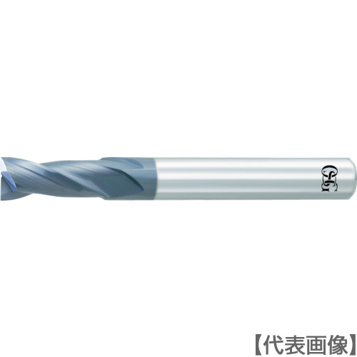 ＯＳＧ　超硬エンドミル　ＷＸＬ　２刃　２．０Ｄ刃長（WXL2DDE8）633-6078 【オーエスジー（株）】