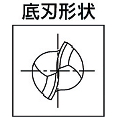 ＯＳＧ　超硬エンドミル　ＷＸＳ　２刃ボール　Ｒ１０（WXS-EBD-R10）636-2176 【オーエスジー（株）】