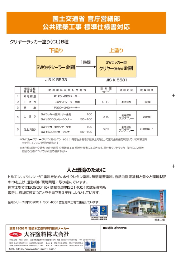 セーフティーワルツ ラッカー型 フラット 金剛 (70%消し)   15kg 【大谷塗料】