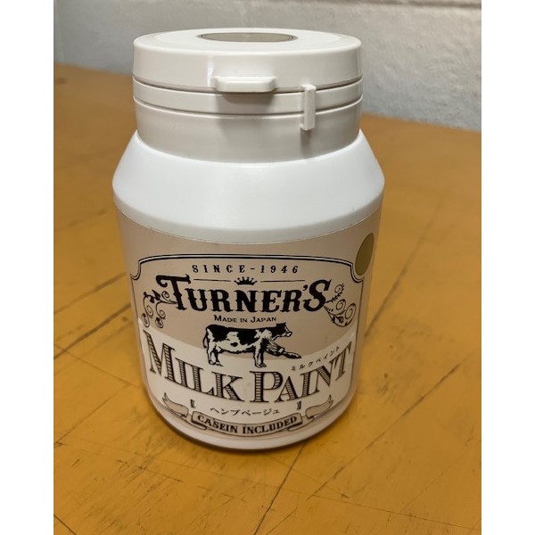 【アウトレット／在庫限り】ミルクペイント 200ml ヘンプベージュ  1個【ターナー色彩】キャンセル・返品不可 商品画像要確認 売切り終了品※古ロット※