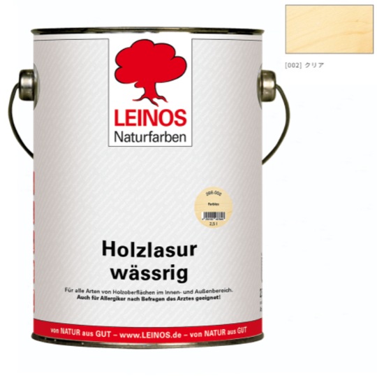 ウォーターオイルペイント 2.5L LN266-002 クリア【レイノス/LEINOS】
