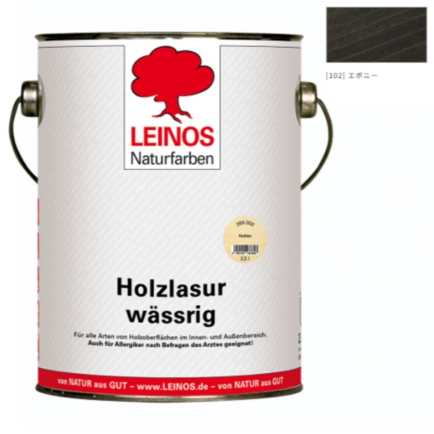 ウォーターオイルペイント 2.5L LN266-102 エボニー【レイノス/LEINOS】