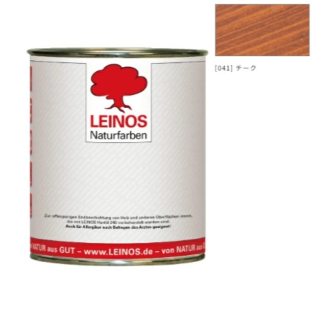 ウォーターオイルペイント 0.75L LN266-041 チーク【レイノス/LEINOS】