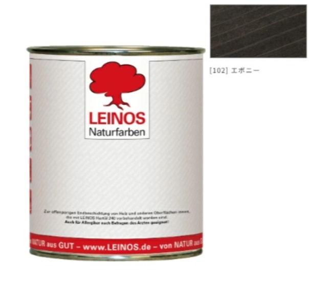 ウォーターオイルペイント 0.75L LN266-102 エボニー【レイノス/LEINOS】