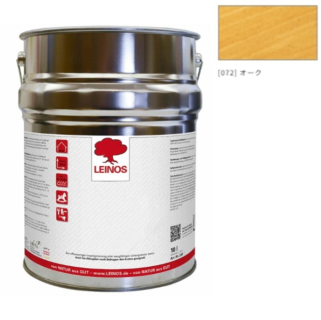 ウォーターオイルペイント 10L　LN266-072 オーク【レイノス/LEINOS】