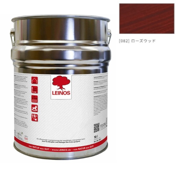ウォーターオイルペイント 10L　 LN266-082 ローズウッド【レイノス/LEINOS】